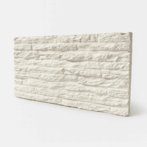 Placa antihumedad decorativa modelo Listón color blanco, Placas King.